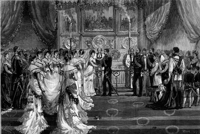 Marriage of Prince Arthur of Connaught and Strathearn and Princess Margaret of Prussia by French School
