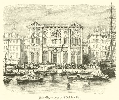 Marseille, Loge or City Hall by French School