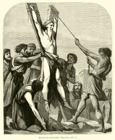 Martyrdom of Saint Andrew by French School
