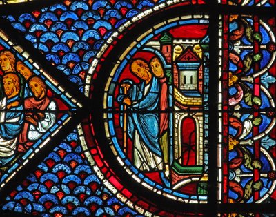 Mary Magdalene Window: Bishop Maximin - Brother of Mary Magdalene by French School
