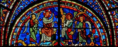 Mary Magdalene Window: Christ Blessing Mary Magdalene