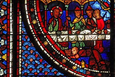 Mary Magdalene Window: Mary at Simon