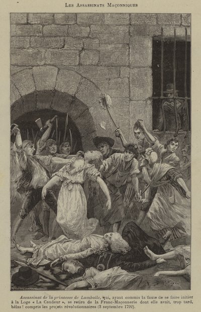 Masonic Assassinations by French School