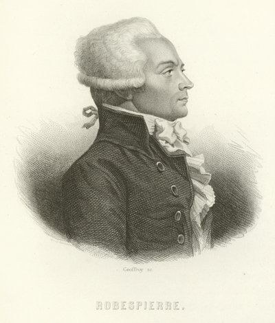Maximilien de Robespierre by French School