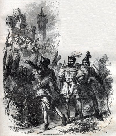Mercenaries and bandits of Pope Clement VI by French School
