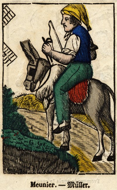 Meunier; Series on Trades, Image of Epinal of the 19th Century by French School