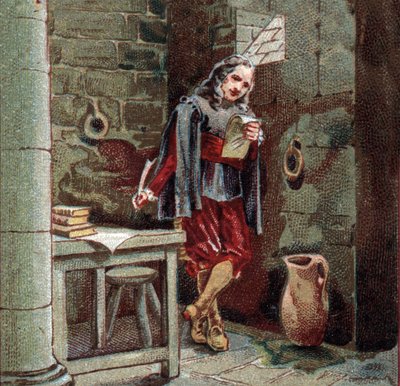 Michel de Marillac (1563-1632) encloses in the castle of Chateaudun. by French School