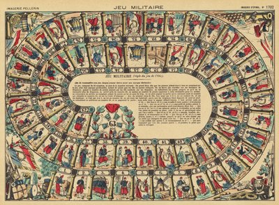 Military board game by French School
