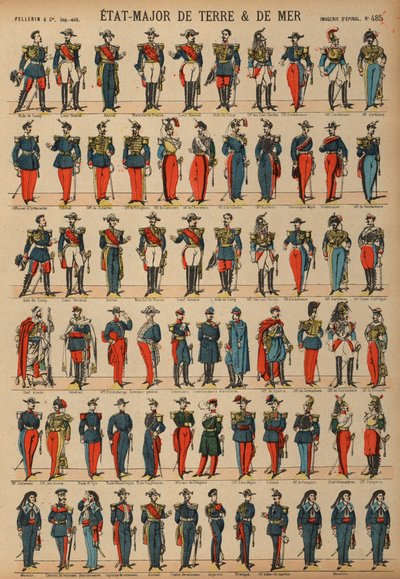 Military Uniforms of the French Army and Navy by French School