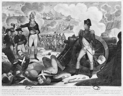 Mind your own business as representative of the people and let me mind my own business of artilleryman, Napoleon Bonaparte answering to Barras at the Siege of Toulon in 1793 by French School