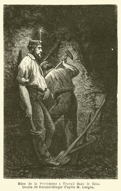 Providence Mine, Work in the Vein by French School