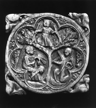 Mirror Case with the God of Love by French School