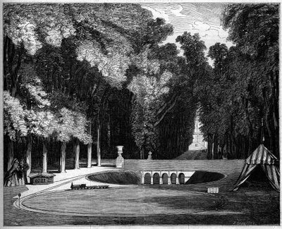 Model of the railway built for Prince Imperial, in Saint Cloud Park by French School