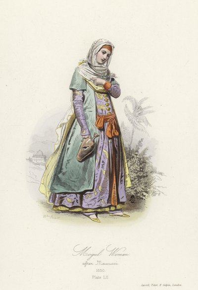 Mogul woman by French School