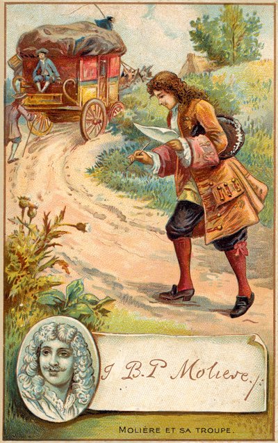 Moliere, French playwright by French School