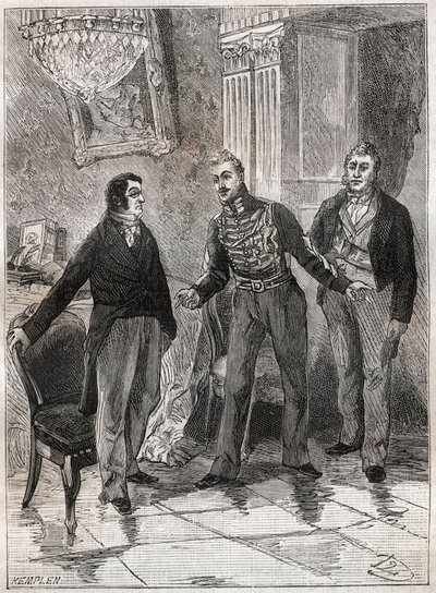 Monarchy of July - November 1834 - Adolphe Thiers at the Duke of Orleans Louis Philippe I by French School