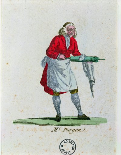 Monsieur Purgon, from Le Malade Imaginaire by Moliere by French School