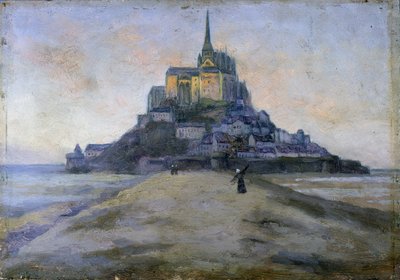 Mont Saint-Michel and the passage by French School