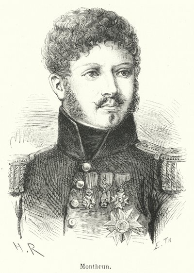 Montbrun (engraving) by French School