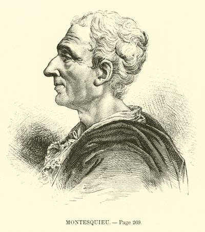 Montesquieu by French School