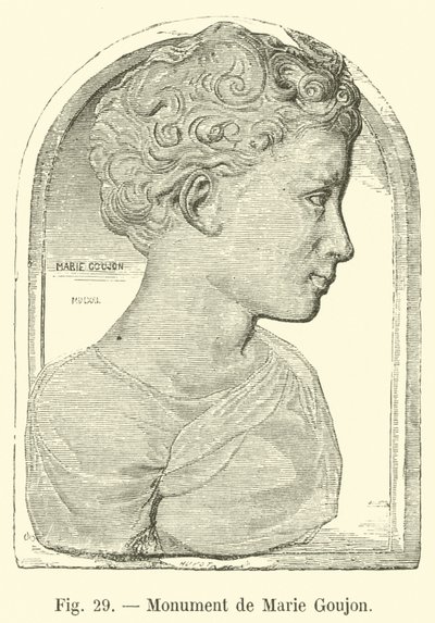 Monument of Marie Goujon by French School