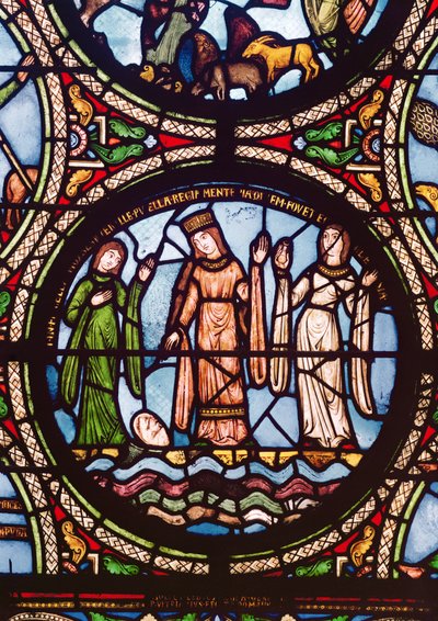 Moses Saved from the Water, 12th-13th century by French School