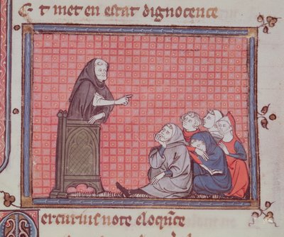 The Sermon, from Ovide Moralise written by Chretien Legouais by French School