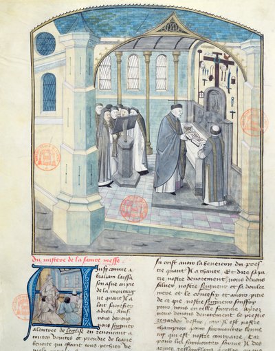 The Mystery of the Holy Mass, from Fleur des Histoires by French School