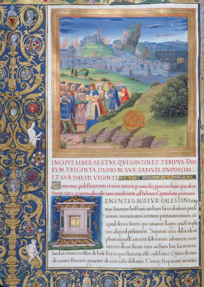 Illustration from Book VI, Chapter 1 of the Antiquities of the Jews by Flavius Josephus by French School