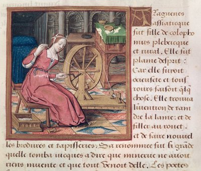 Arachne, from Vie des Femmes Celebres by French School
