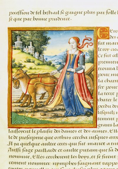 Ceres, from Vie des Femmes Celebres by French School