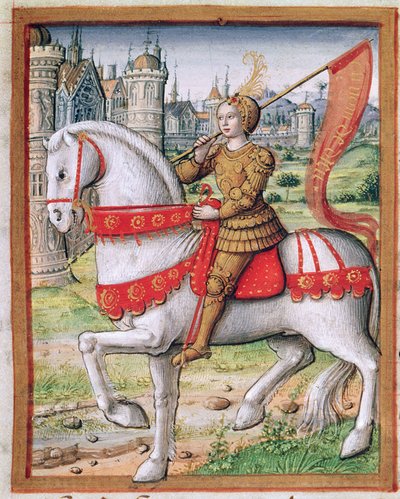 Joan of Arc from Vie des Femmes Celebres, c.1505 by French School