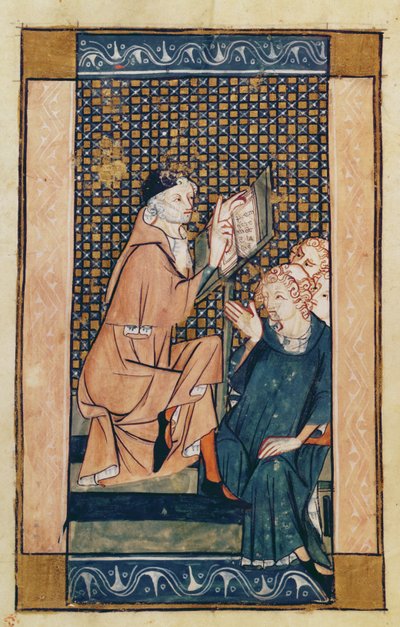 Henri de Mondeville teaching, from La Chirurgie de Maitre Henri de Mondeville by French School