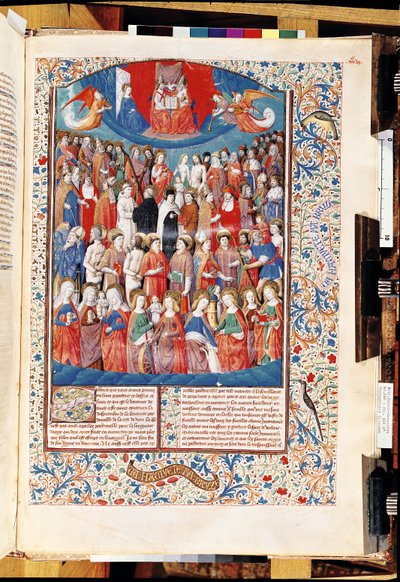 Paradise, from De Civitate Dei by St. Augustine of Hippo (354-430) by French School