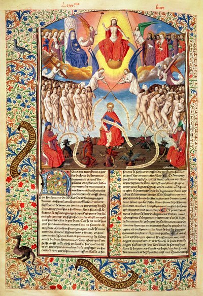 The Last Judgement, from De Civitate Dei by St. Augustine of Hippo by French School