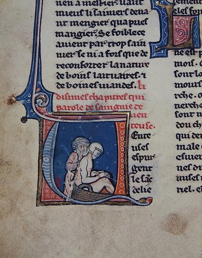 Auscultation of a Sick Man by French School