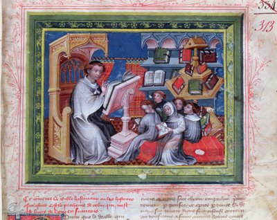School Scene, from the Bible des Grands Augustins, 1494 by French School