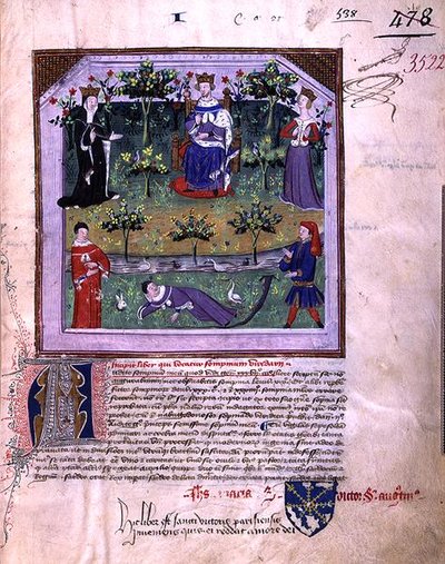 The Author Pretending to be Asleep Witnesses an Argument Between a Knight and a Bishop, from 
