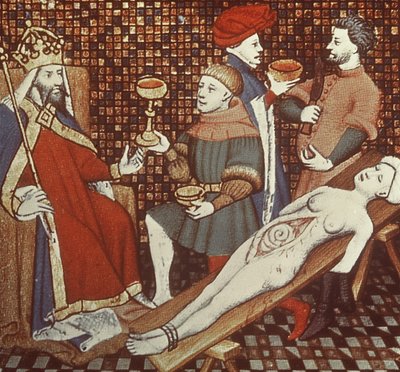 Nero Dissecting His Mother, from the Jean Sans Peur Edition of De Casibus Virorum Illustrarium by French School