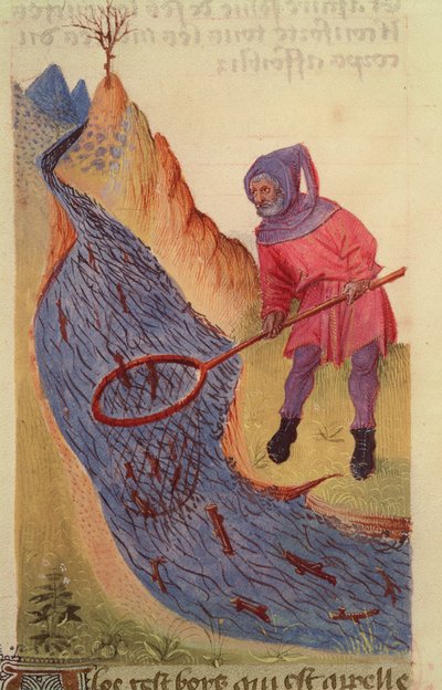 Fisherman, from Grand Herbier by French School