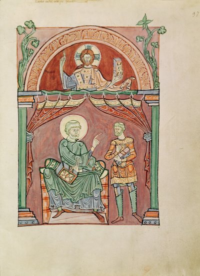 Saint Augustine disputing with Felicianus by French School