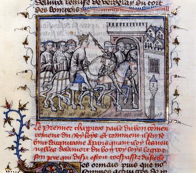 Ms 783 St. Louis of France by French School