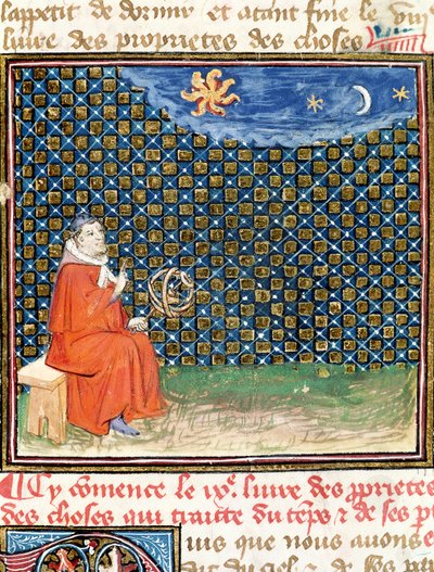 Properties of the Sky, from Le Livre des Proprietes des Choses by Jean Cordichon by French School