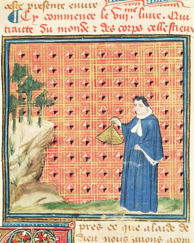 The solar equinox, from Le Livre des Proprietes des Choses by Jean Cordichon by French School
