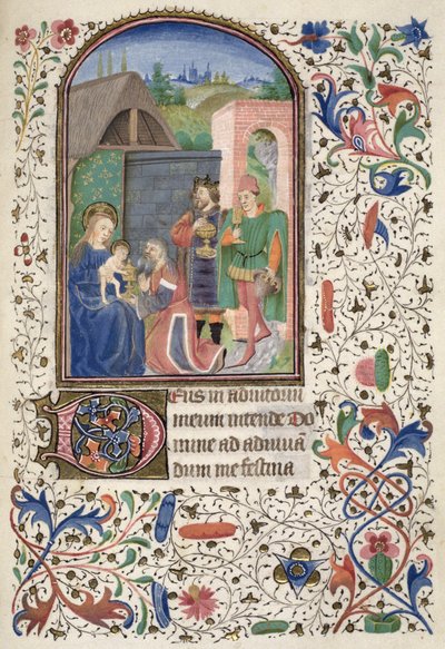 The Wise Men, from the Glasgow Hours by French School