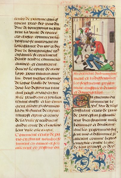 The Parisians Killing the Prisoners of Laon by French School