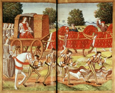 A Hunt, illustration from Ovid