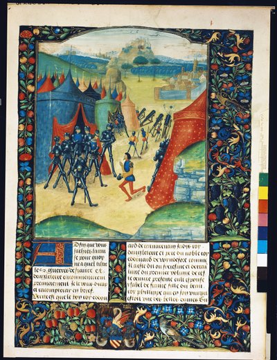 The Camp of Edward IV, from Anciennes Chroniques d