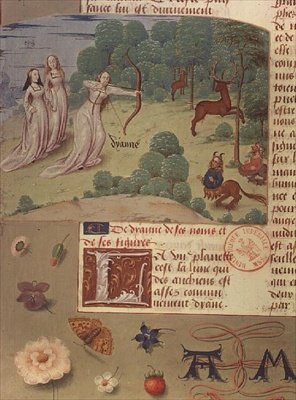 Diana hunting, from Livre des Eschecs D