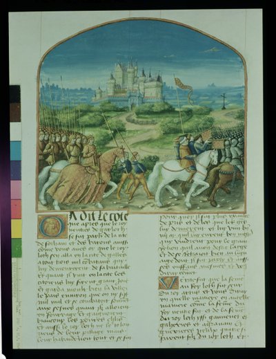 Page from The Story of Merlin by Robert de Boron, c.1482-89 by French School